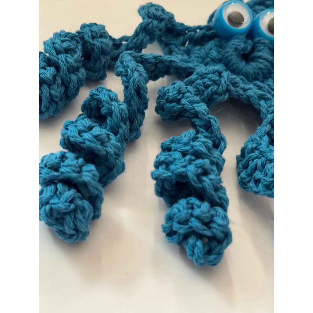 Crochet Octopus Toy – Handmade & Whimsical - Picture 6 of 7
